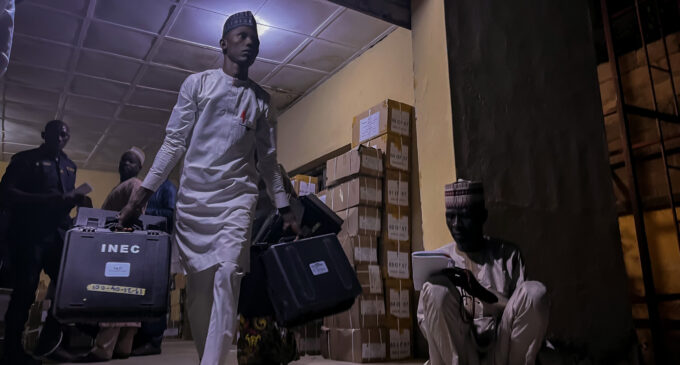 PHOTOS: INEC distributes sensitive materials to RACs ahead of guber election in Kano