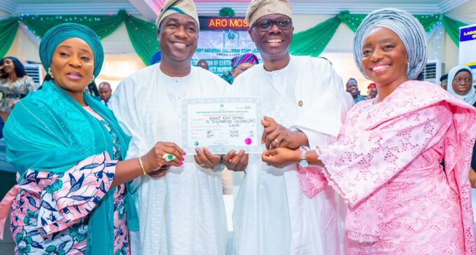 PHOTOS: INEC presents certificates of return to governors-elect