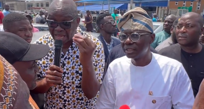 VIDEO: Fayose campaigns for Sanwo-Olu in Lagos