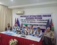 Foreign observers commend stakeholders, security agencies for neutrality during polls