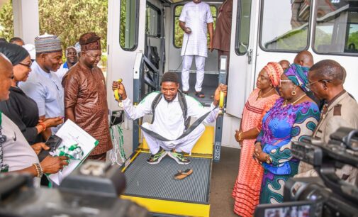 Aisha Buhari donates special bus to para-athletics