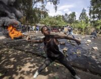 Two dead as violent anti-government protests rock Kenya