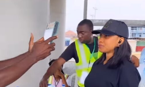 Tonto Dikeh optimistic of victory as she casts vote in Rivers