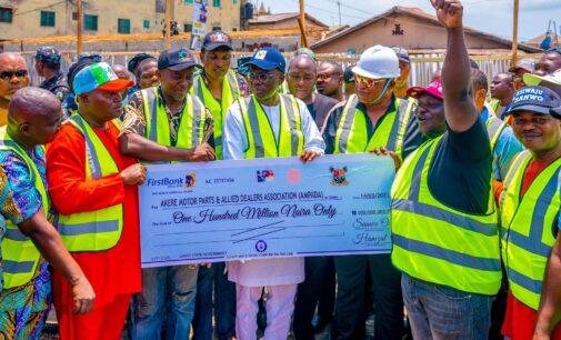 Sanwo-Olu donates N100m to victims of Akere market fire incident