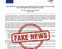 FAKE NEWS ALERT: EU did not author viral statement seeking nullification of Tinubu’s victory