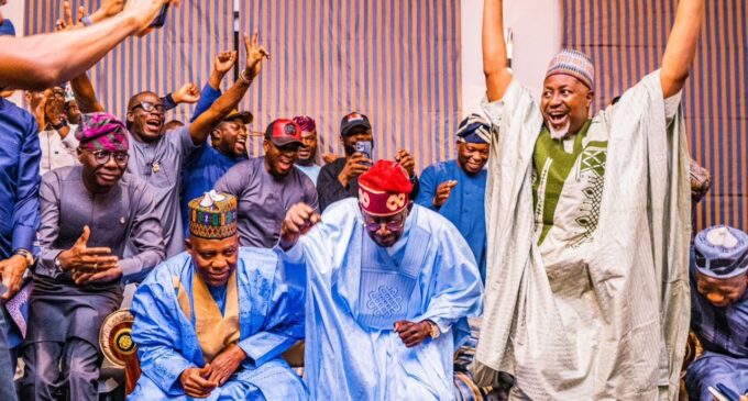PHOTOS: The moment Tinubu was declared president-elect