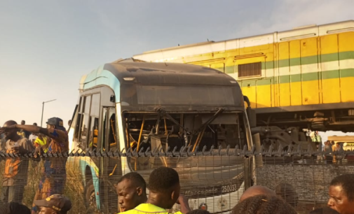 Two dead, several injured as train rams into Lagos staff bus