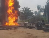 12 persons die as explosion rocks oil tapping point in Rivers