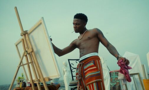 WATCH: Wizkid turns painter in ‘Money and Love’ visuals