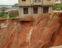 ‘About 1000 sites’ — commissioner says Anambra is erosion capital of Africa
