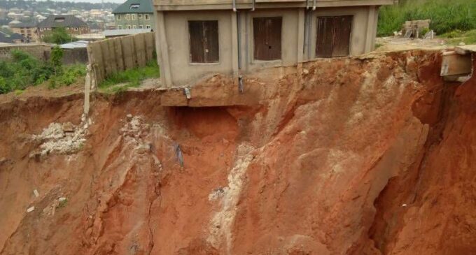 ‘About 1000 sites’ — commissioner says Anambra is erosion capital of Africa
