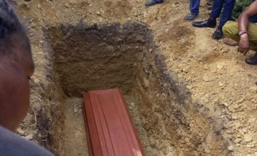 PHOTOS: Ondo motorist stoned to death for ‘killing two people’ laid to rest