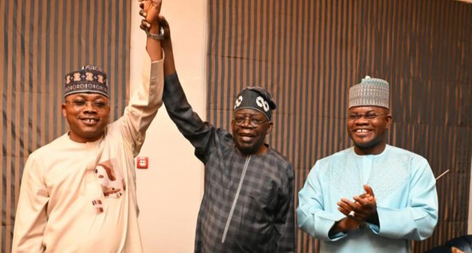 Tinubu receives Ododo, Kogi APC guber candidate, in Abuja