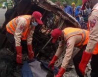’16’ burnt to death as vehicle collides with bus conveying gas cylinder in Osun