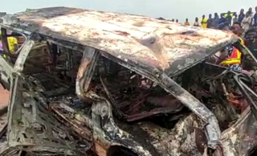 FRSC: Children among seven passengers burnt to death in Lagos-Ibadan expressway crash