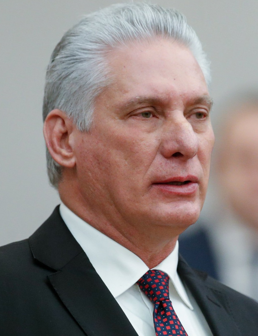 President of Cuba, Miguel Diaz-Canel.