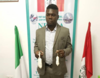 NDLEA arrests Surinamese man with ‘9.9kg cocaine concealed in condoms’