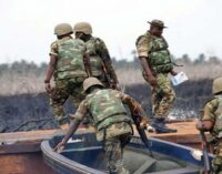 DHQ: Troops arrested oil thieves, destroyed 15 illegal refining sites in two weeks