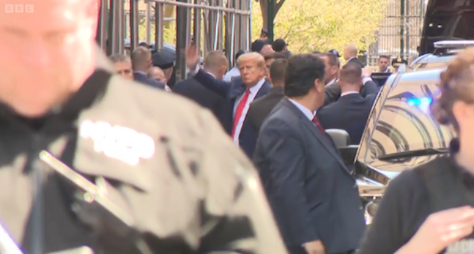Donald Trump arrested after arriving court for arraignment