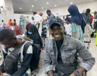 PHOTOS: ‘We’re happy to be back home’ — Nigerians evacuated from Sudan arrive Abuja