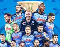 Osimhen scores as Napoli win first Serie A title in 33 years