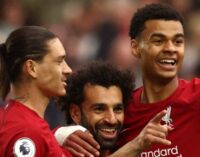 EPL: Salah seals Liverpool win as Man City extend lead at top