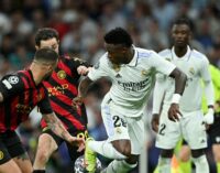 UCL: Man City earn first-leg draw at Real Madrid