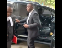 ‘Disgraceful’ — Atiku’s aide under fire over video showing lawyer opening vehicle door for him
