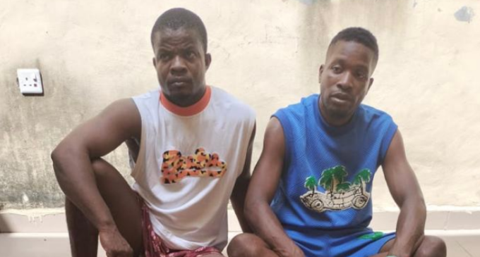 Police arrest two suspects in Delta, recover AK-47 rifle