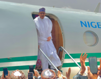 Jubilation as kinsmen welcome Buhari on arrival in Daura  