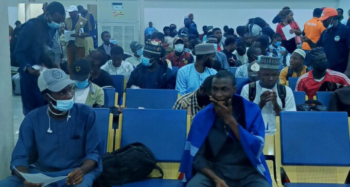 PHOTOS: Two more batches of Nigerians evacuated from Sudan arrive Abuja