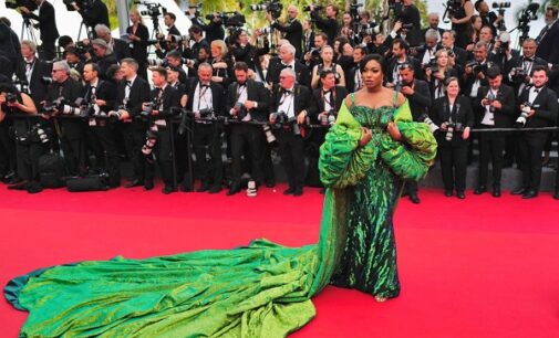 PHOTOS: Chika Ike dazzles in green at Cannes Film Festival