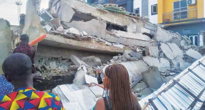 Four injured as two-storey hotel collapses in Port Harcourt