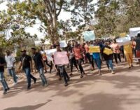 ‘Let the poor breathe’ — UNN pharmacy students protest hike in fees