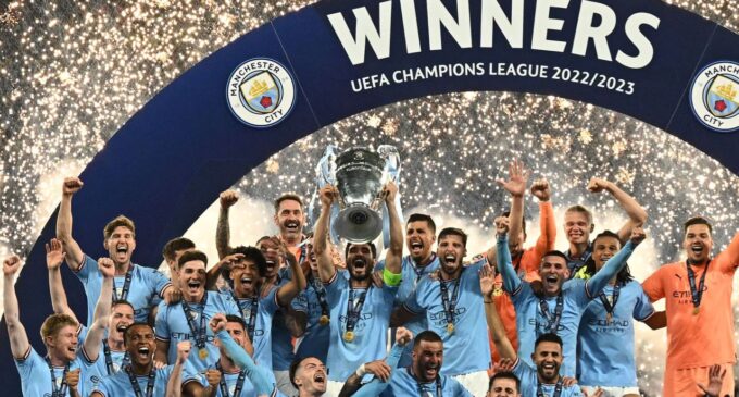 Man City secure treble with first ever Champions League title