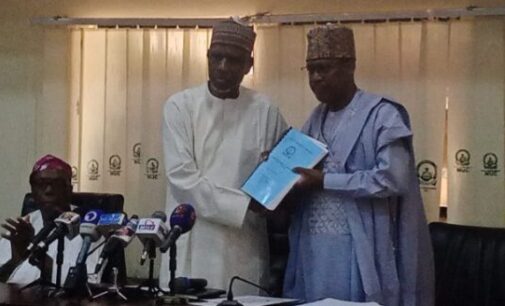 Abubakar Rasheed hands over to Chris Maiyaki as acting NUC executive secretary