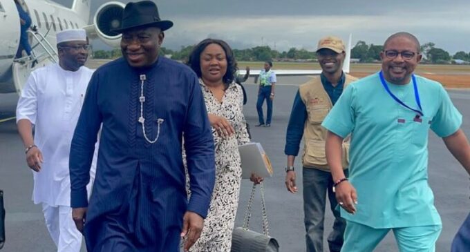 Jonathan leads WAEF election mission to Sierra Leone, sues for peace