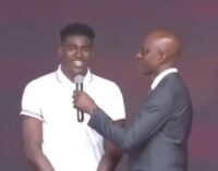 VIDEO: Awoniyi gives testimony in church after Nottingham Forest’s relegation survival