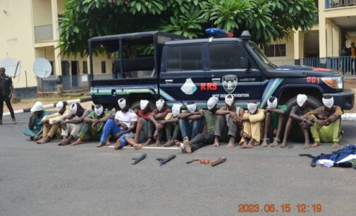Police arrest eight-man gang over ‘multiple bank robberies’ in Ekiti