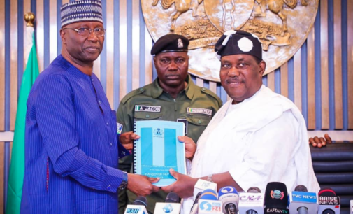 PHOTOS: Boss Mustapha, former SGF, hands over to Akume