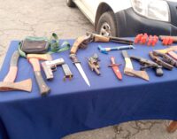 Guns recovered as police arrest 32 suspects over ‘cultism, robbery’ in Lagos