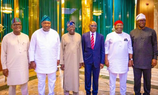 PHOTOS: Tinubu meets with members of PDP G5 in Aso Rock