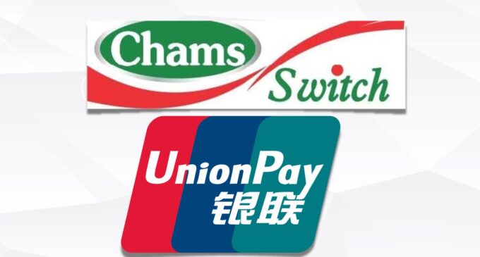 ChamsSwitch is certified for UnionPay card issuing and processing to drive financial digitalisation in Nigeria and beyond