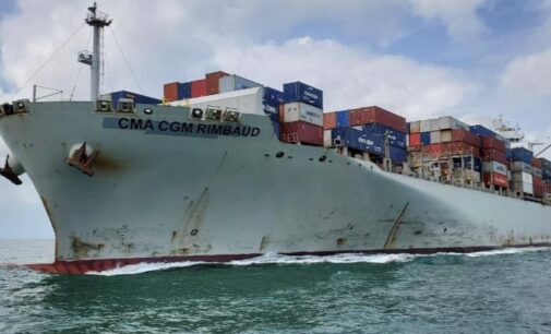 PHOTOS: First trans-shipment vessel berths at Lekki Deep Seaport