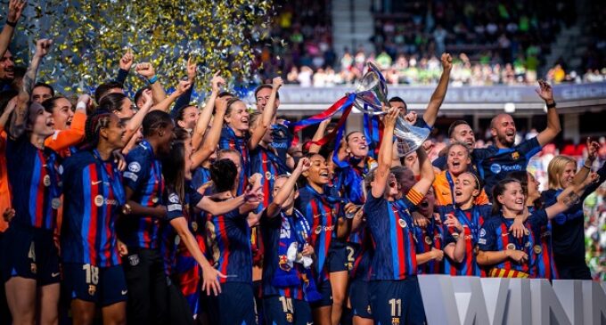 Oshoala wins 2nd Women’s Champions League title with Barcelona