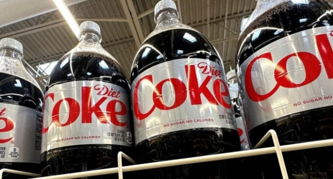Report: WHO cancer research agency to declare sweetener used in Diet Coke a possible carcinogen