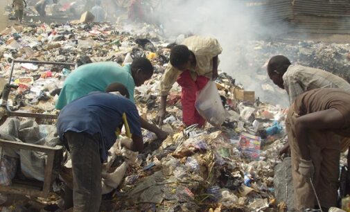 A day at Kano dump site where kids scavenge