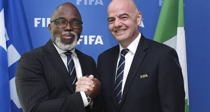 ‘Your contribution to football deserves admiration’ — FIFA boss hails Pinnick over national award