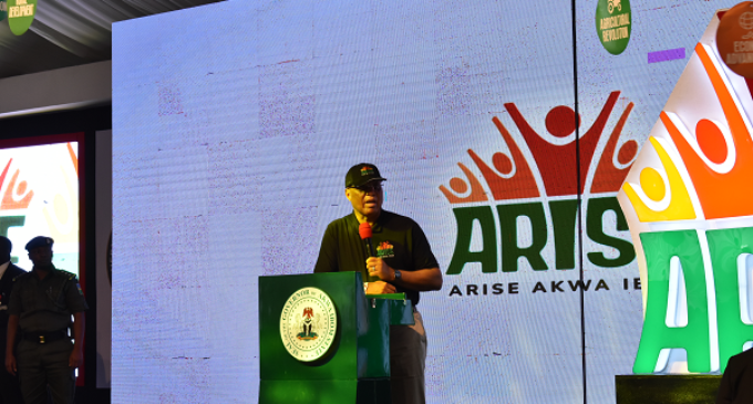 Gov Umo Eno launches ARISE Agenda, decorates ARISE Agenda Ambassadors