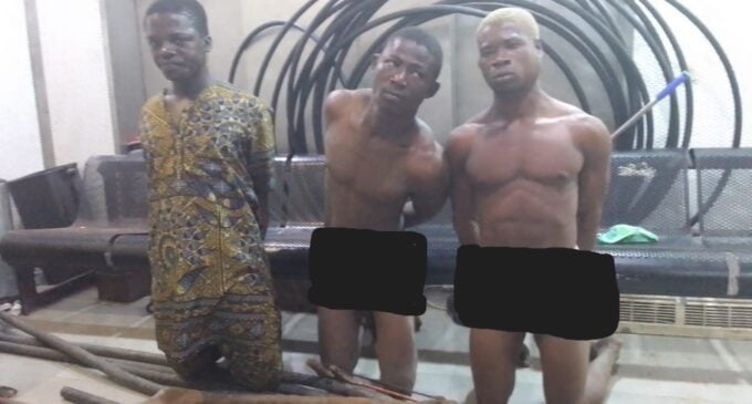 Again, three underground cable ‘thieves’ arrested in Lagos airport, says FAAN
